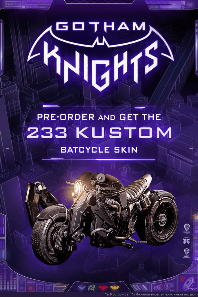 Gotham Knights - 233 Kustom Batcycle Skin EU DLC PS5 CD Key