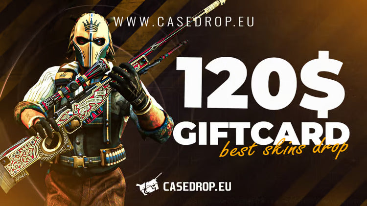 Cartão de oferta Casedrop.eu 120 USD CD Key