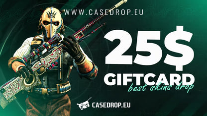 Cartão de oferta Casedrop.eu 25 USD CD Key