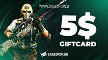 Cartão de oferta Casedrop.eu 5 USD P-Card CD Key