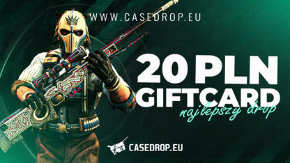 Cartão de oferta Casedrop.eu 20 PLN P-Card CD Key