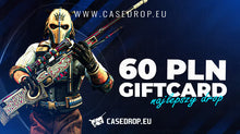 Cartão de oferta Casedrop.eu 60 PLN P-Card CD Key