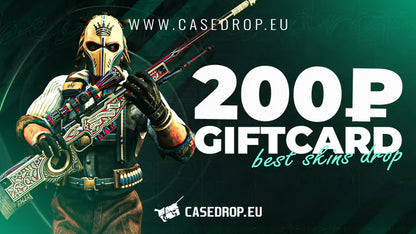 Cartão oferta Casedrop.eu 200 RUB P-Card CD Key