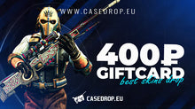 Cartão oferta Casedrop.eu 400 RUB P-Card CD Key