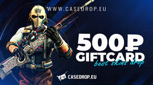 Cartão oferta Casedrop.eu 500 RUB P-Card CD Key