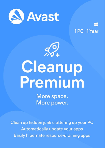 Avast Cleanup Premium 2024 Key (1 ano / 1 PC)