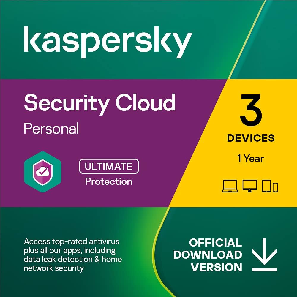 Kaspersky Security Cloud Personal (1 Ano / 3 Dispositivos)