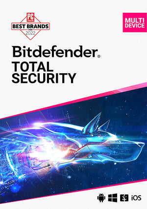 Bitdefender Total Security 2024 Key (1 Ano / 5 Dispositivos)