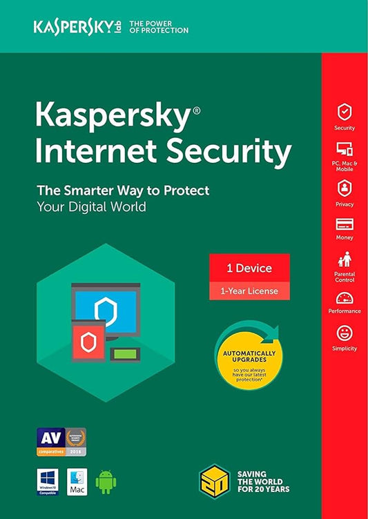 Kaspersky Internet Security 2024 EU Key (1 ano / 1 dispositivo)