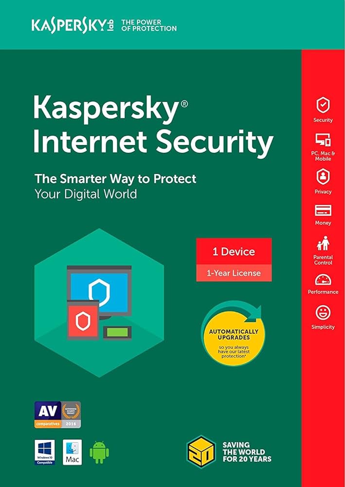 Kaspersky Internet Security 2024 Key (2 anos / 1 dispositivo)