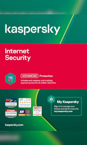 Kaspersky Internet Security 2023 Key (1 ano / 1 dispositivo)