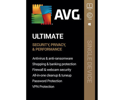 Chave do AVG Ultimate para Windows 2024 (1 ano / 1 PC)