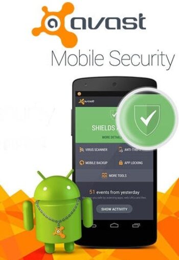 Avast Mobile Security Premium para Android 2024 Key (2 anos / 1 dispositivo)