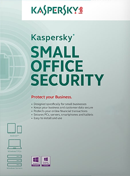 Kaspersky Small Office Security (5 PCs / 1 Servidor / 5 Telemóveis / 1 Ano)