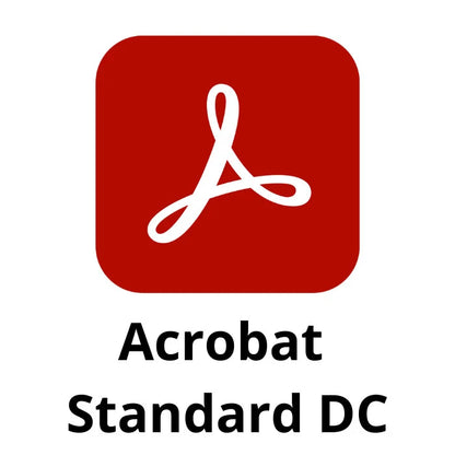 Adobe Acrobat Standard - chave de subscrição de 3 meses