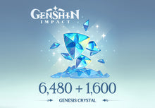 Impacto de Genshin - 6.480 + 1.600 Cristais de Génesis Vale de Reidos