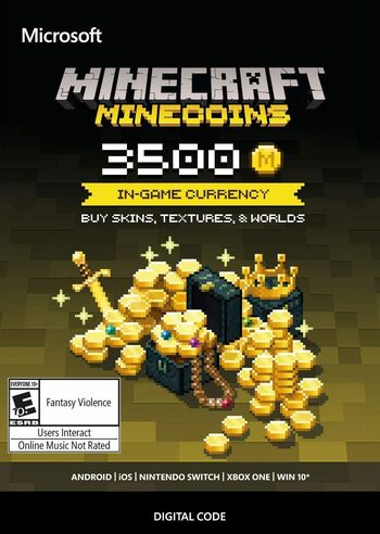 Pacote Minecraft Minecoins: 3500 Moedas CD Key