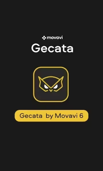 Gecata by Movavi 6 - Software de streaming e gravação de jogos CD Key (Vitalício / 1 PC)