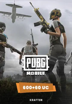 PUBG Mobile 600 + 60 Dinheiro Desconhecido Pré-pago CD Key