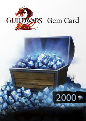 Guild Wars 2: Cartão pré-pago de 2000 Gemas CD Key