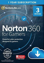 Norton 360 for Gamers 2021 EU Key (1 ano / 3 dispositivos)