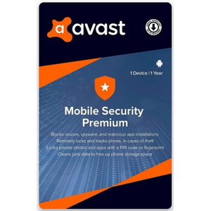 Avast Mobile Security Premium para Android 2024 Key (1 ano / 1 dispositivo)