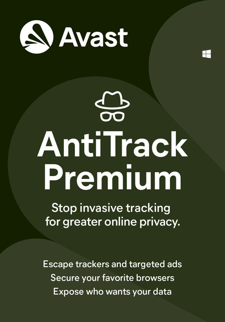 Chave Avast AntiTrack Premium 2024 (1 ano / 3 PCs)
