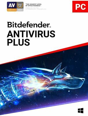 Bitdefender Antivirus Plus 2024 Key (1 ano / 1 PC)