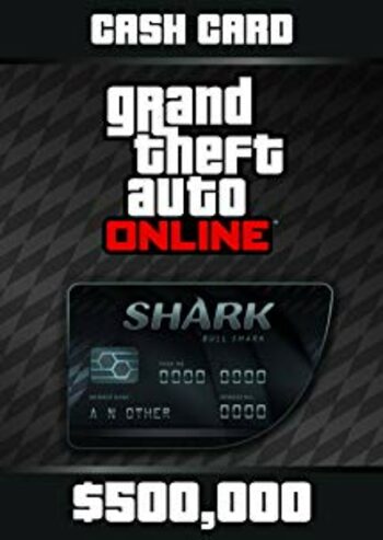 Grand Theft Auto V GTA: Cartão de Crédito Bull Shark Global Xbox One CD Key