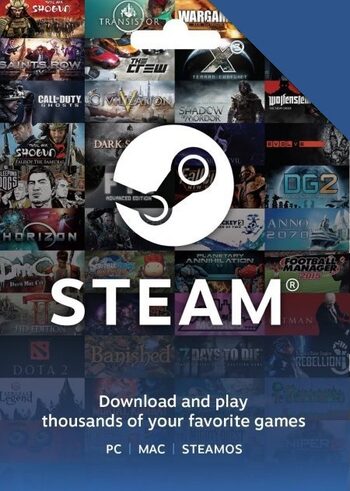 Cartão de oferta Steam 80 HKD HK pré-pago CD Key