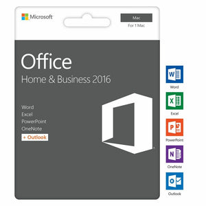 Microsoft Office Home & Business 2016 Retail Chave MAC Global