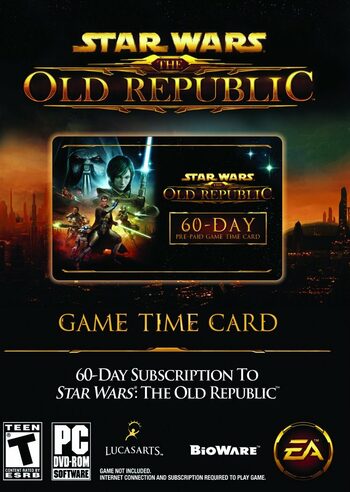 Star Wars: The Old Republic 60 dias cartão de tempo Global Site oficial CD Key